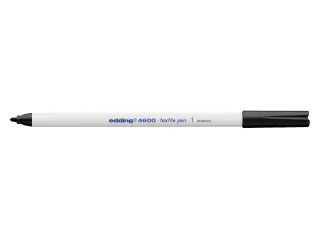 Viltstift edding 4600 textiel rond zwart 1mm - 1