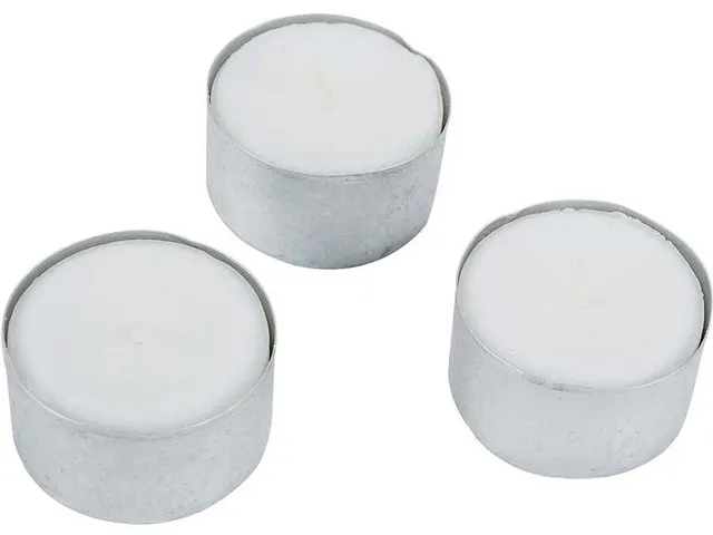 Theelichtjes 8H Wit Zak 50 Stuks