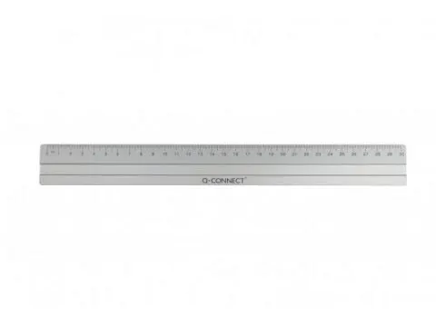 Liniaal 30 Cm Aluminium Zilver