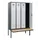 locker met bank,HxBxD 1950x1200x815mm,4vak,vak B 300mm,cilinderslot