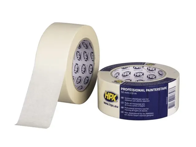 Masking Tape 60°C - crèmewit 50mm x 50m