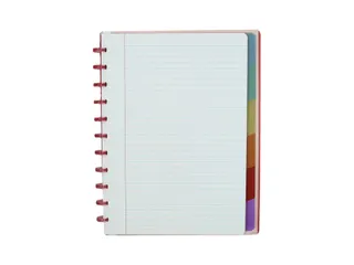 Schrift Atoma A4+ lijn 120blz 90gr PP transparant assorti - 5