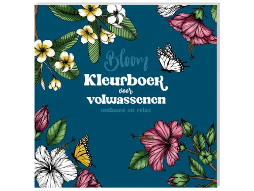 Kleurboek voor volwassenen Interstat Bloom