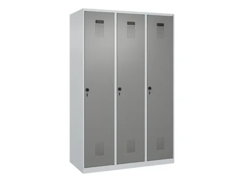 locker voor scheiding van kleding,HxBxD 1850x1200x500mm,3vak