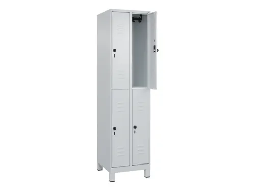 dubbeldekse locker,HxBxD 1950x500x500mm,2x2vak.,vak B 250mm