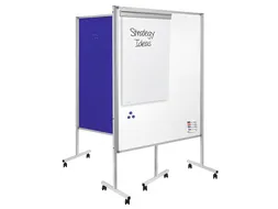 Multiboard mobile XL Met Blauw Prikbord 120x150cm