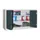 Ruime Vouwdeurkast 1000x1500x500mm 2legborden Ral7035 Front Ral7016