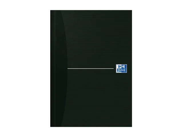 Livre relié Oxford Smart Black A5 ligné 96 feuilles