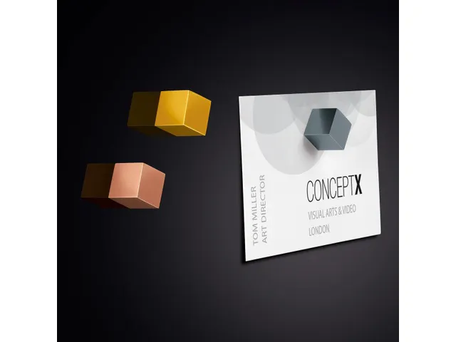 Magneten Sigel voor glasbord set 3kleuren C5 sterk 11x11x11mm