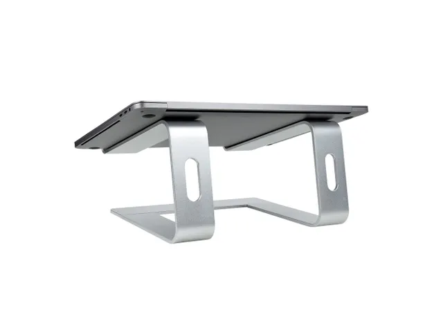 Laptop Standaard Bureau Alu zilver tot 17 Inch