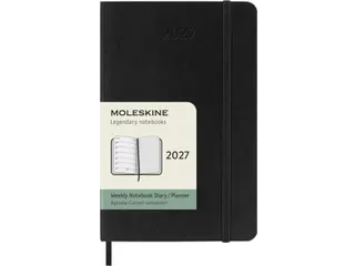 Agenda 2027 Moleskine 12M Planner Weekly 7dag/1pagina pocket sc zwart - 1