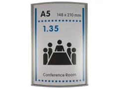 Menoor Deurbord Premium Gebogen A5