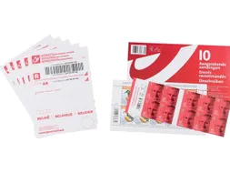 Postzegel Belgie aangetekend kit à 10 stuks