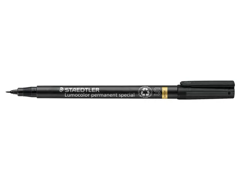 Viltstift Staedtler Lumocolor 319 special permanent S zwart