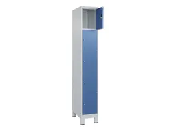 lockerkast,HxBxD 1950x300x500mm,1x5vakken,vak B 300mm,cil.-slot,voeten