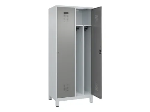 locker voor scheiding van kleding,HxBxD 1950x800x500mm,2vak