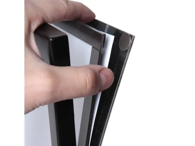 Office Magnetische Menustandaard met Acryl Vak A4 Zwart