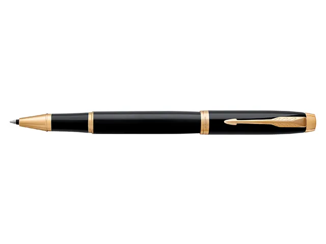 Rollerpen Parker IM Black Lacquer GT Finish Fijn Zwarte inkt