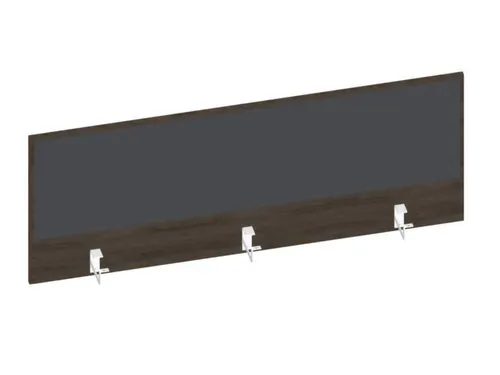 Baliepaneel Bureau Aanbouw Achter Bruin Hickory Antraciet 1400Mm