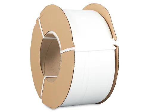 Omsnoeringsband PP 9.0x0.55mmx4000mtr Wit 2 Rol