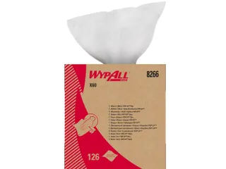 WypAll 8266 doek X60 Hydroknit 1-laags blauw 1260 Stuks - 5