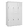 dubbeldekse locker,HxBxD 1850x1200x500mm,3x2vak.,vak B 400mm