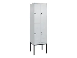 dubbeldekse locker,HxBxD 2120x600x500mm,2x2vak.,vak B 300mm