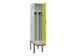 locker met bank,voor scheiding van kleding,HxBxD 2120x400x815mm,1vak