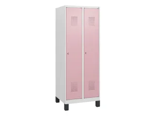 schoollocker,HxBxD 1630x600x500mm,2vak,vak B 300mm,cil.-slot,voeten - 2