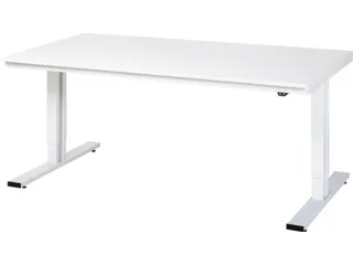 Werkbank elektrisch hoogte verstelbaar 720-1120x2000x1000mm wit RAL703 - 1