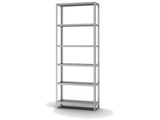 magazijnstelling,grondveld,HxBxD 2500x1000x300mm,vaklast 350kg - 2