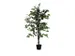 kunstplant vijgenboom H 1200mm polyester/hout pot kunststof zwart