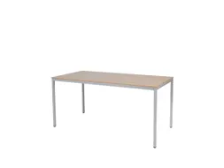 Domino Basic Tafel Vaste Hoogte 1600x800mm Hav/Kers 25mm Alu
