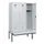 locker met bank,HxBxD 1950x1200x815mm,3vak,vak B 400mm,cilinderslot