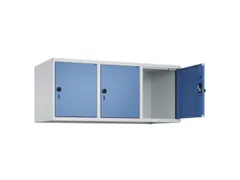opzetkast,v. locker,3vak.,vak B 400mm,HxBxD 500x1200x500mm