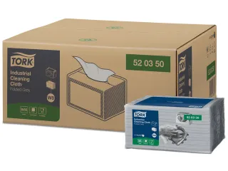 Reinigingsdoek Tork W8 Premium Industrial 1-laags 55 vel grijs 520350 - 5