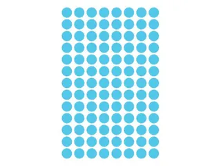 Etiket Avery Zweckform 3011 Rond Ø8mm Blauw 416 Stuks - 3