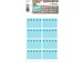 Etiket Herma 3773 26x40mm Diepvries Blauw 48 stuks