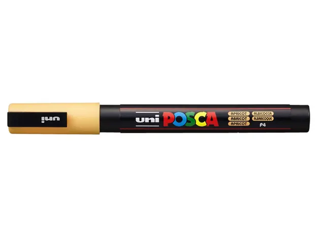 Verfstift Posca PC3M Fijne punt 0,9-1,3mm Abrikoos