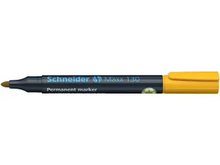 Marker Schneider Maxx 130 permanent ronde punt geel - 4