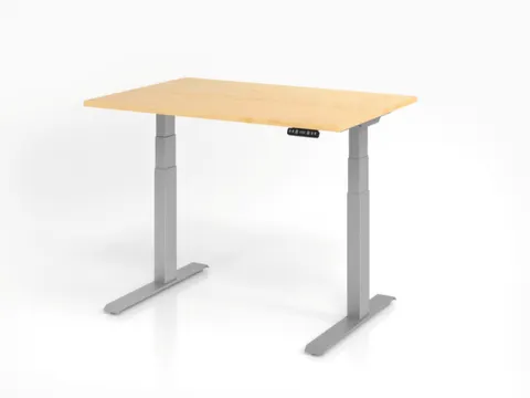 Elektrisch in hgte vst. zit-sta-bureau,HxBxD 640-1290x1200x800mm
