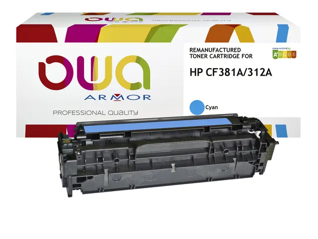 Tonercartridge OWA alternatief tbv HP CF381A blauw