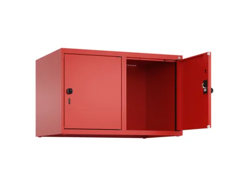 opzetkast,v. locker,2vak.,vak B 400mm,HxBxD 500x800x500mm,draaigrendel