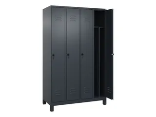 locker voor scheiding van kleding,HxBxD 1950x1200x500mm,4vak - 2