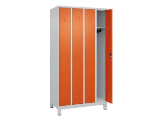locker,HxBxD 1950x1000x500mm,4vak,vak B 250mm,cil.-slot,voeten - 2