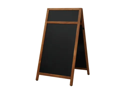 Europel Krijtstoepbord met Topbord 660 x 1280 mm Natural
