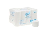 SCOTT 4007 Toilettissue Rollen 2-laags Kokerloos Wit