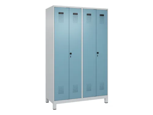 locker voor scheiding van kleding,HxBxD 1950x1200x500mm,4vak