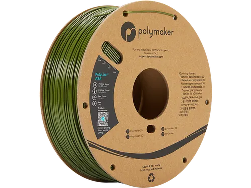 ASA 1,75mm groen 1kg PolyLite 3D Filament