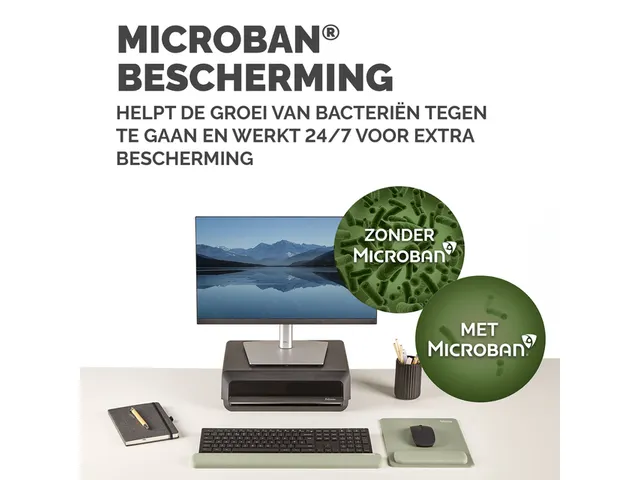 Polssteun Fellowes Breyta saliegroen 6x47cm